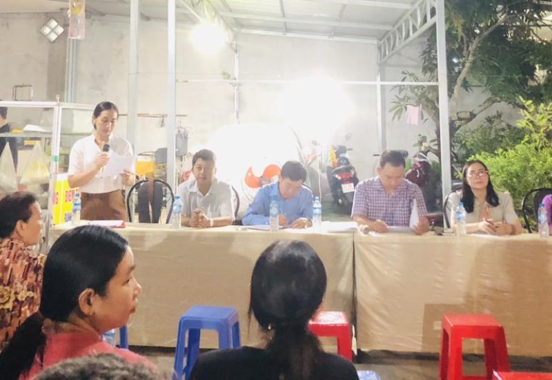 Hình ảnh buổi họp dân