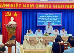 Hình ảnh buổi tiếp xúc cử tri